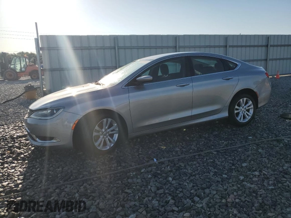 2015 Chrysler 200 Limited with VIN 1C3CCCAB5FN626665, listed as a Copart auction lot 53278005 with 168,857 mi miles and Salvage Title. Bid and sale history available at DreamBid. Image 1.