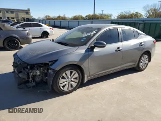 2020 Nissan Sentra S with VIN 3N1AB8BV7LY252007, listed as a Copart auction lot 81673984 with 54,126 mi miles and Salvage Title. Bid and sale history available at carsss.com. Image 1.