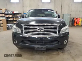 2014 Infiniti QX80 with VIN JN8AZ2NE9E9063812, listed as a Copart auction lot 49495815 with 170,290 mi miles and Salvage Title. Bid and sale history available at carsss.com. Image 5.