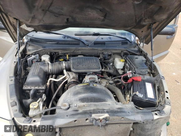 2006 Dodge Dakota SLT with VIN 1D7HE48K76S635382, listed as a Copart auction lot 53632235 with 155,750 mi miles and Salvage Title. Bid and sale history available at DreamBid. Image 11.