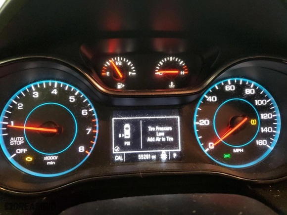 2016 Chevrolet Cruze Premier with VIN 1G1BG5SM8G7297854, listed as a Copart auction lot 38340054 with 55,291 mi miles. Bid and sale history available at carsss.com. Image 9.