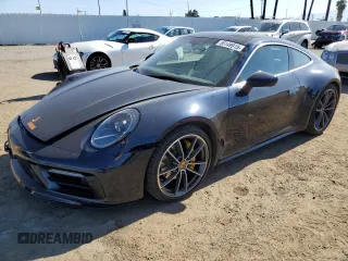 2022 Porsche 911 Carrera with VIN WP0AA2A96NS205490, listed as a Copart auction lot 55149915 with 15,639 mi miles and Salvage title. Bid and sale history available at DreamBid. Image 1.