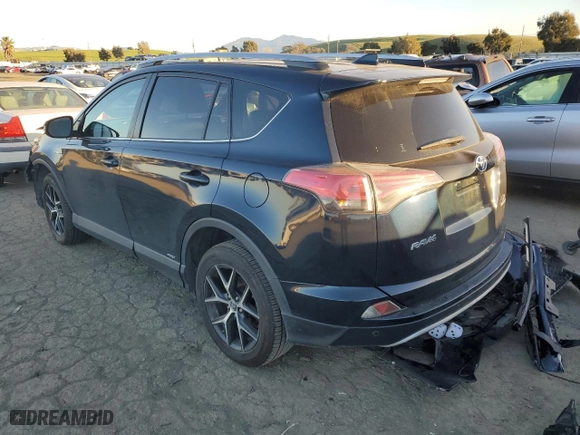 2017 Toyota RAV4 Hybrid SE with VIN JTMJJREV6HD075610, listed as a Copart auction lot 44260045 with 62,122 mi miles and Salvage Title. Bid and sale history available at carsss.com. Image 2.