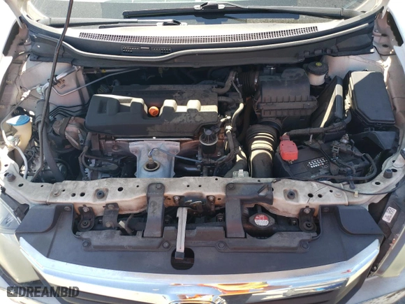 2012 Honda Civic Sdn LX with VIN 19XFB2F56CE391105, listed as a Copart auction lot 52382925 with 96,085 mi miles and Salvage Title. Bid and sale history available at carsss.com. Image 12.