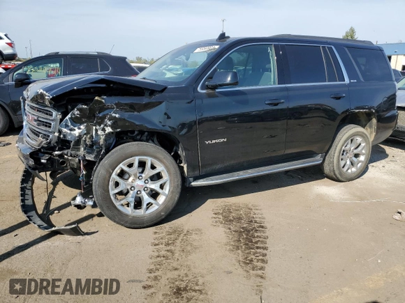 2020 GMC Yukon SLE with VIN 1GKS2AKC0LR180858, listed as a Copart auction lot 75956904 with 52,593 mi miles and Clean Title. Bid and sale history available at carsss.com. Image 1.