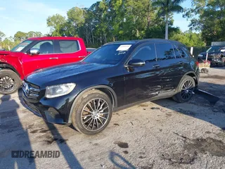 2016 Mercedes-Benz GLC 300 with VIN WDC0G4JB0GF028448, listed as a IAAI auction lot 41891040 with 122,980 mi miles and . Bid and sale history available at DreamBid. Image 2.