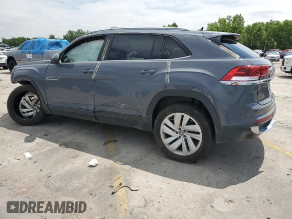 2021 Volkswagen Atlas SE with VIN 1V2KC2CA1MC239818, listed as a Copart auction lot 77467714 with Not provided miles and Salvage title. Bid and sale history available at DreamBid. Image 2.