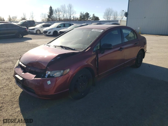 2006 Honda Civic Sdn DX-G with VIN 2HGFA16386H015981, listed as a Copart auction lot 86630894 with 268,993 mi miles and Salvage Title. Bid and sale history available at carsss.com. Image 1.