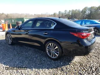 2022 Infiniti Q50 Luxe with VIN JN1EV7BR7NM341295, listed as a Copart auction lot 47003645 with 24,688 mi miles and Salvage title. Bid and sale history available at DreamBid. Image 2.