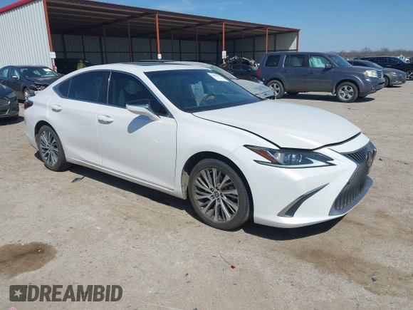 2019 Lexus ES 350 with VIN 58ABZ1B10KU004138, listed as a IAAI auction lot 41859979 with 52,971 mi miles and . Bid and sale history available at DreamBid. Image 1.