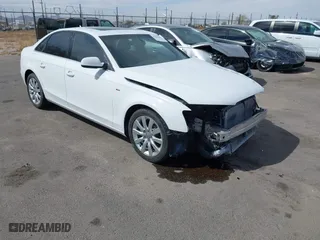 2013 Audi A4 Premium with VIN WAUBFAFL6DN039194, listed as a IAAI auction lot 41720149 with 84,384 mi miles. Bid and sale history available at carsss.com. Image 1.