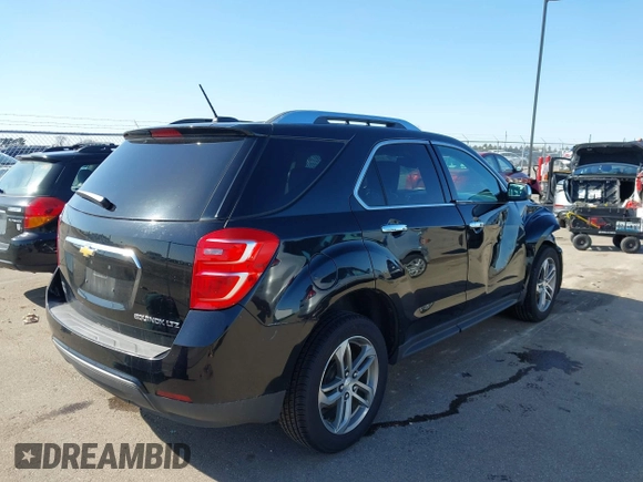 2016 Chevrolet Equinox LTZ with VIN 2GNFLGEK9G6212747, listed as a IAAI auction lot 41956633 with 114,058 mi miles and . Bid and sale history available at DreamBid. Image 4.