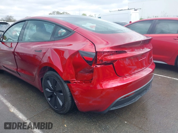 2025 Tesla Model 3 Long Range with VIN 5YJ3E1EB9SF928781, listed as a IAAI auction lot 41870681 with 261 mi miles and . Bid and sale history available at DreamBid. Image 6.