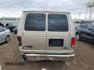 2008 Ford Econoline Passenger XL with VIN 1FBNE31LX8DB42236, listed as a Copart auction lot 55294215 with 150,809 mi miles and Salvage title. Bid and sale history available at DreamBid. Image 6.
