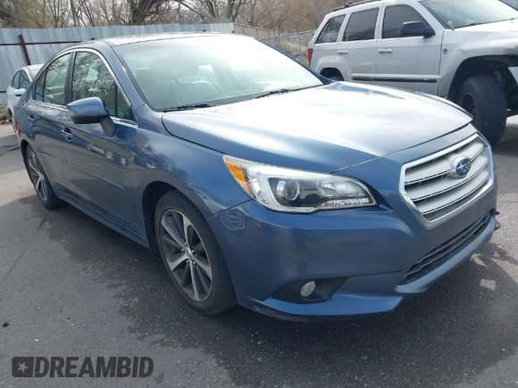 2015 Subaru Legacy 2.5i Limited with VIN 4S3BNBL64F3070890, listed as a IAAI auction lot 41938041 with 89,417 mi miles. Bid and sale history available at carsss.com. Image 1.