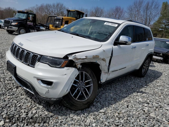 2019 Jeep Grand Cherokee Limited with VIN 1C4RJFBG7KC538990, listed as a Copart auction lot 52573805 with 75,981 mi miles and Salvage Title. Bid and sale history available at carsss.com. Image 1.
