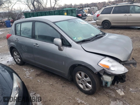 2007 Nissan Versa 1.8 S with VIN 3N1BC13E67L433061, listed as a Copart auction lot 42243575 with 256,319 mi miles and Non Repairable. Bid and sale history available at carsss.com. Image 4.