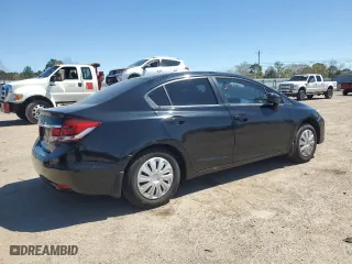 2015 Honda Civic Sedan LX with VIN 19XFB2F54FE294229, listed as a Copart auction lot 49464555 with 77,191 mi miles and Salvage Title. Bid and sale history available at carsss.com. Image 3.