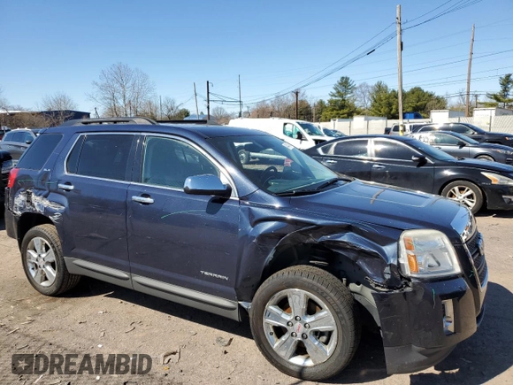 2015 GMC Terrain SLE with VIN 2GKALREK7F6342415, listed as a Copart auction lot 49443745 with 113,585 mi miles and Salvage Title. Bid and sale history available at DreamBid. Image 4.