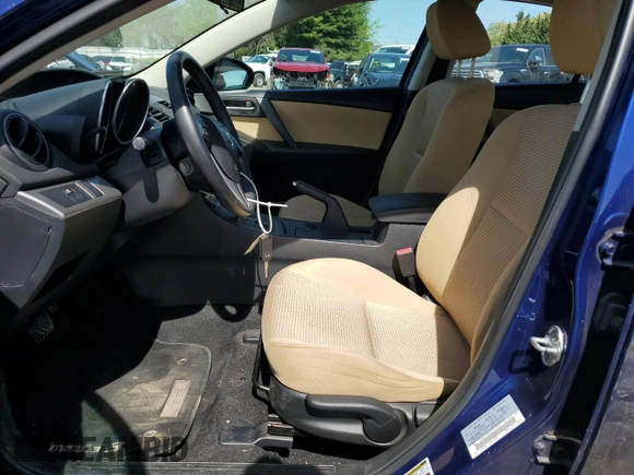 2012 Mazda 3 i Touring with VIN JM1BL1V83C1651660, listed as a Copart auction lot 55129155 with 112,782 mi miles and Salvage Title. Bid and sale history available at DreamBid. Image 7.