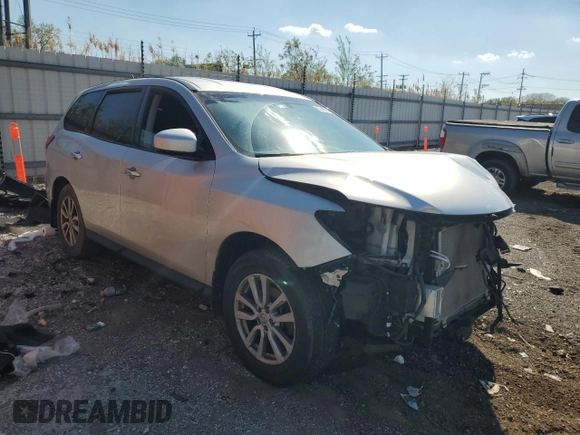 2015 Nissan Pathfinder Platinum with VIN 5N1AR2MM0FC628288, listed as a Copart auction lot 55482595 with 108,863 mi miles and Salvage title. Bid and sale history available at DreamBid. Image 4.