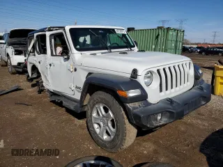 2019 Jeep Wrangler Unlimited Sport Altitude with VIN 1C4HJXDG9KW556159, listed as a Copart auction lot 49736915 with 77,374 mi miles and Salvage title. Bid and sale history available at DreamBid. Image 4.