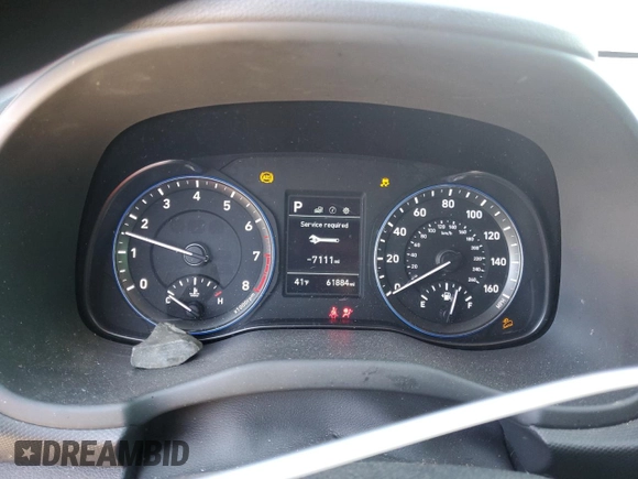 2018 Hyundai Kona SE with VIN KM8K12AA2JU065835, listed as a Copart auction lot 88717595 with 61,884 mi miles and Salvage Title. Bid and sale history available at DreamBid. Image 9.