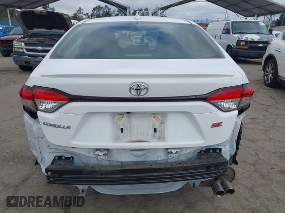 2022 Toyota Corolla SE with VIN JTDS4MCE4N3502754, listed as a IAAI auction lot 41879980 with 23,722 mi miles. Bid and sale history available at carsss.com. Image 16.
