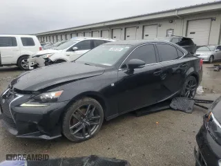 2014 Lexus IS 250 with VIN JTHCF1D2XE5014168, listed as a Copart auction lot 43897225 with 147,657 mi miles and Salvage Title. Bid and sale history available at carsss.com. Image 1.