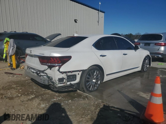 2016 Lexus LS 460 z VIN JTHBL5EF0G5140720, wystawiony jako Copart lot #47175035 z przebiegiem 65 954 mil mil oraz Szkoda całkowita • Salvage title. Historia ofert i sprzedaży dostępna na DreamBid. Obrazek 3.