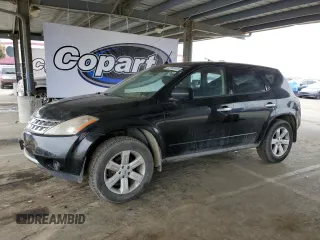 2007 Nissan Murano SL with VIN JN8AZ08T57W510509, listed as a Copart auction lot 53747415 with 100,201 mi miles and Clean Title. Bid and sale history available at carsss.com. Image 1.