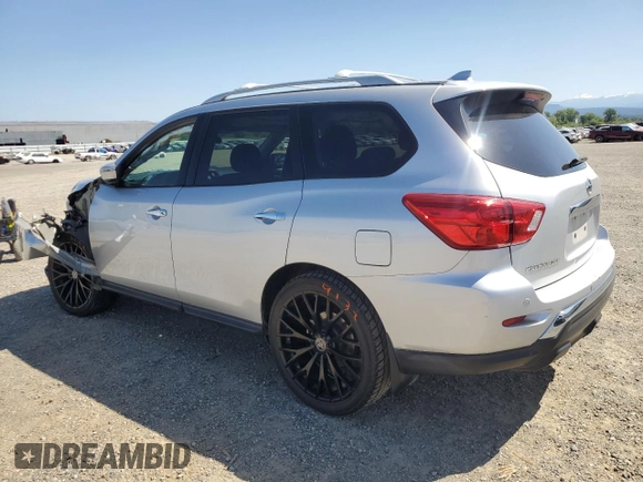 2019 Nissan Pathfinder S with VIN 5N1DR2MN0KC650274, listed as a Copart auction lot 54166005 with 96,956 mi miles and Salvage Title. Bid and sale history available at DreamBid. Image 2.