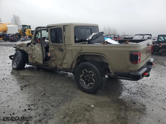 2020 Jeep Gladiator Rubicon with VIN 1C6JJTBGXLL195127, listed as a Copart auction lot 87085074 with 94,362 mi miles and Salvage Title. Bid and sale history available at carsss.com. Image 2.