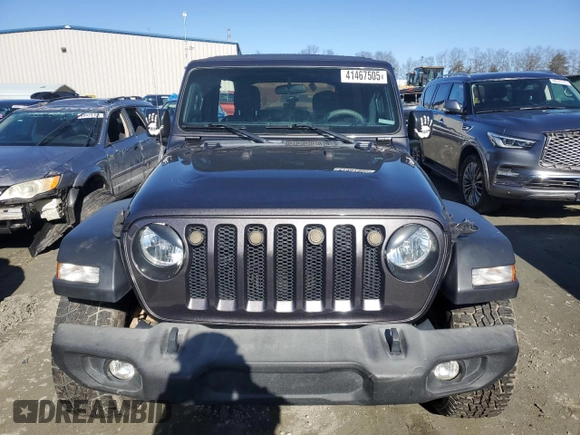 2020 Jeep Wrangler Unlimited Sport S z VIN 1C4HJXDG5LW325387, wystawiony jako Copart lot #41467505 z przebiegiem 104 343 mil mil oraz Szkoda całkowita • Salvage title. Historia ofert i sprzedaży dostępna na DreamBid. Obrazek 5.