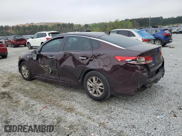 2016 Kia Optima LX z VIN 5XXGT4L3XGG025113, wystawiony jako Copart lot #51310875 z przebiegiem 188 415 mil mil oraz Szkoda całkowita • Salvage title. Historia ofert i sprzedaży dostępna na DreamBid. Obrazek 2.