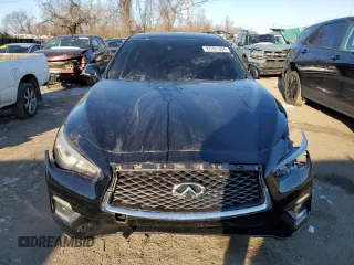 2018 Infiniti Q50 3.0t LUXE with VIN JN1EV7AR9JM432127, listed as a Copart auction lot 87261304 with Not Provided miles and Salvage Title. Bid and sale history available at carsss.com. Image 5.
