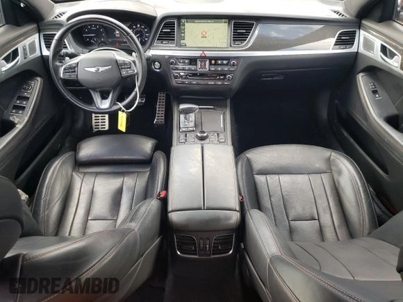 2018 Genesis G80 Sport with VIN KMHGN4JB5JU268376, listed as a Copart auction lot 44997965 with 32,790 mi miles and Salvage Title. Bid and sale history available at DreamBid. Image 8.