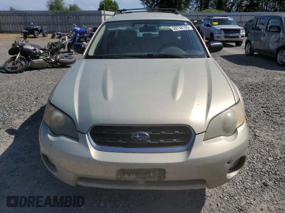 2005 Subaru Legacy Outback with VIN 4S4BP61C357393924, listed as a Copart auction lot 59738155 with 188,215 mi miles and Salvage title. Bid and sale history available at DreamBid. Image 5.
