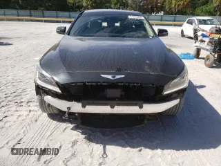 2018 Genesis G80 3.8L with VIN KMHGN4JE3JU238836, listed as a Copart auction lot 61875284 with 118,009 mi miles and Non Repairable. Bid and sale history available at carsss.com. Image 5.