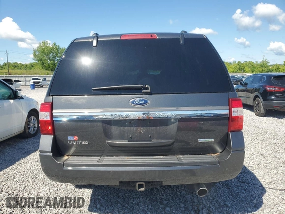 2016 Ford Expedition Limited with VIN 1FMJU1KT2GEF10610, listed as a Copart auction lot 54001595 with 113,285 mi miles and Salvage title. Bid and sale history available at DreamBid. Image 6.