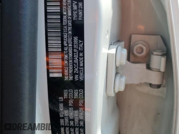 2018 Jeep Renegade Sport with VIN ZACCJBAB2JPJ53896, listed as a Copart auction lot 62912805 with 105,214 mi miles and Salvage title. Bid and sale history available at DreamBid. Image 13.