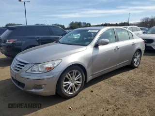 2010 Hyundai Genesis with VIN KMHGC4DE2AU096965, listed as a Copart auction lot 48682405 with 168,704 mi miles and Salvage Title. Bid and sale history available at carsss.com. Image 1.
