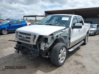 2008 Ford F-150 XLT with VIN 1FTPW14518KC75790, listed as a IAAI auction lot 41915721 with 214,995 mi miles. Bid and sale history available at carsss.com. Image 6.