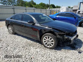 2013 Audi A6 Premium Plus with VIN WAUDFAFC4DN049067, listed as a Copart auction lot 55637955 with 61,964 mi miles and Salvage title. Bid and sale history available at DreamBid. Image 4.