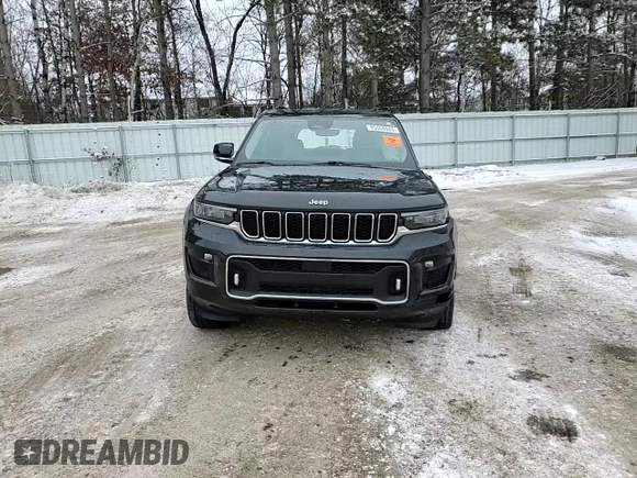 2022 Jeep Grand Cherokee Overland with VIN 1C4RJKDG8N8580372, listed as a Copart auction lot 85468024 with Not provided miles and Salvage title. Bid and sale history available at DreamBid. Image 11.