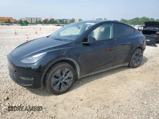 2024 Tesla Model Y Long Range с VIN 7SAYGDEE4RF163701, выставлен на аукционе Copart как лот 60688375 с пробегом 17 421 миль миль и Списание • Salvage title. История ставок и продаж доступна на DreamBid. Изображение 1.