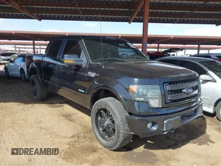 2014 Ford F-150 XL with VIN 1FTFW1ET6EKF09104, listed as a IAAI auction lot 41743053 with 120,718 mi miles. Bid and sale history available at carsss.com. Image 1.