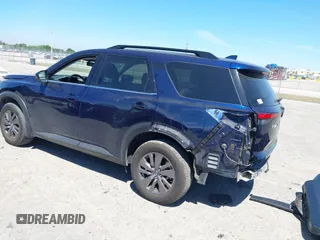 2022 Nissan Pathfinder SV with VIN 5N1DR3BAXNC239233, listed as a IAAI auction lot 41858513 with 32,632 mi miles and . Bid and sale history available at DreamBid. Image 3.