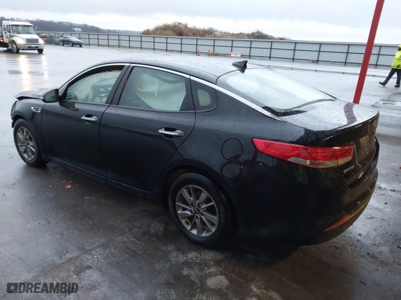 2017 Kia Optima LX 1.6T with VIN 5XXGT4L10HG129660, listed as a IAAI auction lot 40887271 with 107,000 mi miles. Bid and sale history available at carsss.com. Image 3.