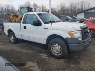 2013 Ford F-150 XL with VIN 1FTMF1CM2DKD10438, listed as a Copart auction lot 42487595 with 217,451 mi miles and Clean Title. Bid and sale history available at carsss.com. Image 4.